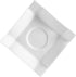 CAC China TMS-2 Times Square Porcelain Saucer, 5-Inch, Box of 36, Super White