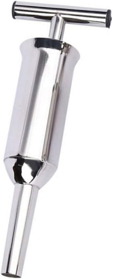 Stainless Steel Sausage Stuffer Tubes Filler Meat Filling Funnel Stuffer Tools, 28cm