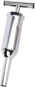 Stainless Steel Sausage Stuffer Tubes Filler Meat Filling Funnel Stuffer Tools, 28cm