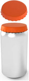 Silicone Soda Can Lids, Can Covers, Fits Standard Soda Cans, 2 Pack, Orange