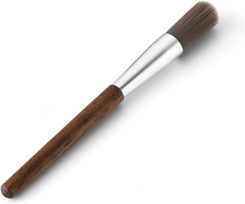 3PCS Professional Coffee Brush Set: Natural Boar Bristles, Black Walnut Handle, Espresso Machine Cleaning Tool.