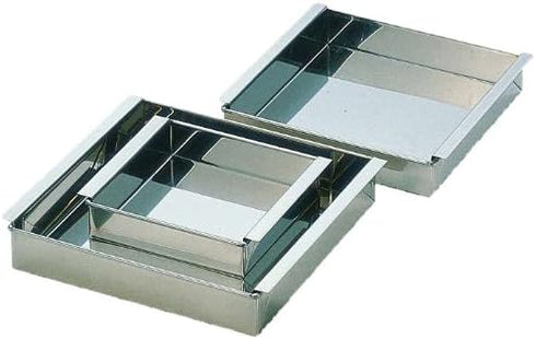 Endo Shoji ATM07021 Commercial Egg Tofu Pot, 8.3 inches (21 cm), Kanto Type, 18-8 Stainless Steel, Japan