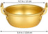Yardwe Korea Ramen Pot, Fast Noodles Cooking Pot, Aluminum Ramyun Pot with Handles, for Soup, Curry, Pasta