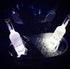 LOGUIDE LED Light Up Coasters, LED Bottle Lights, Flashing Shots Light, Cool-White Coaster Discs for Drinks