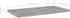 Set 8 vidaXL Engineered Wood Bookshelf Boards - Modern Gray Concrete - Durable Easy-to-Clean Replacement Boards