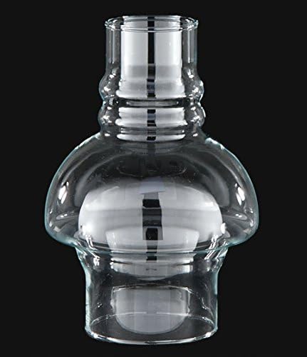 B&P Lamp Glass Hooded Chimney for Oil and Kerosene Lamps, 3 by 7 Inches, Clear