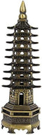 FTVOGUE Chinese Tower Model Crafts Miniature Ornaments for Office Home Desktop Decor