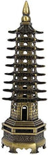 FTVOGUE Chinese Tower Model Crafts Miniature Ornaments for Office Home Desktop Decor