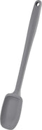 Carrotez Silicone Spoon Spatula, 9.4 inch Heat Resistant Cooking Spoonula for Stir Fry & Baking, Modern Grey