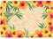 Hoffmaster Hibiscus Placemats #2, Paper Placemats, 50 Per Pack