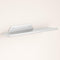 Floating Shelf for Wall, Off Center Metal Shelf for Decor, Modern Wall