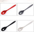 Silicone Pasta Fork (11.5"), High Heat Resistant to 480°F, Hygienic One Piece Design, Spaghetti Strainer