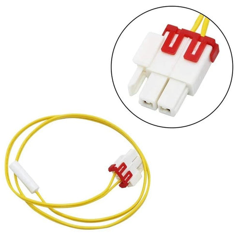 2 Pack Refrigerator Defrost Temp Sensor Replacement Temperature Thermostat Probe for Samsung Fridge Units DA32-00006W RF217ACRS, Yellow