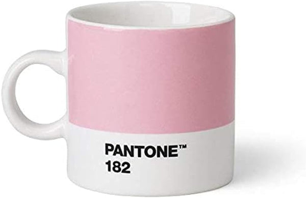 PANTONE 101040012 Ceramic Espresso Cup, 6.20 x 8.60 x 6.15 cm, Light Pink