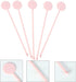 FOYARA 7 Inches Cocktail Swizzle Stick, Disc Top Drink Stirrers, Pack of 50 Plastic Stirrers