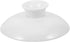 Zerodeko Ceramic Tea Cup Lid: Replacement Tea Pot Teacup Ceramic Lid Drink Cover - White