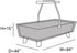 84W 44D 15H, Covermates Air Hockey Table Cover Water-Resistant All-Weather, Heavy-Duty Vinyl with Soft Lining, Touch
