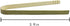 10pcs 3.9inch(10cm) Wooden Tongs Disposable Cooking Utensils Mini Bamboo Tongs Natural Toast Tongs for Cooking by YUMIHAN