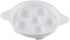 Maine Man Footed Escargot Plate with Handles, Fine White Porcelain, 6.5-Inch