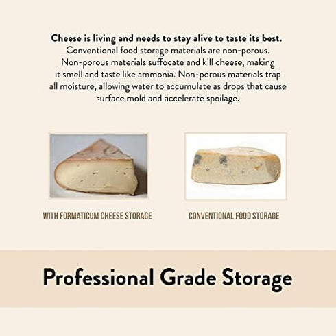 15-Pack 6.25 11 Formaticum - Cheese Storage Bags - x Wax Paper Bags to Keep Cheese or Charcuterie Fresh - Professional
