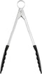 Cuisipro Locking Tongs, 12", Gray and Black, Non-Stick