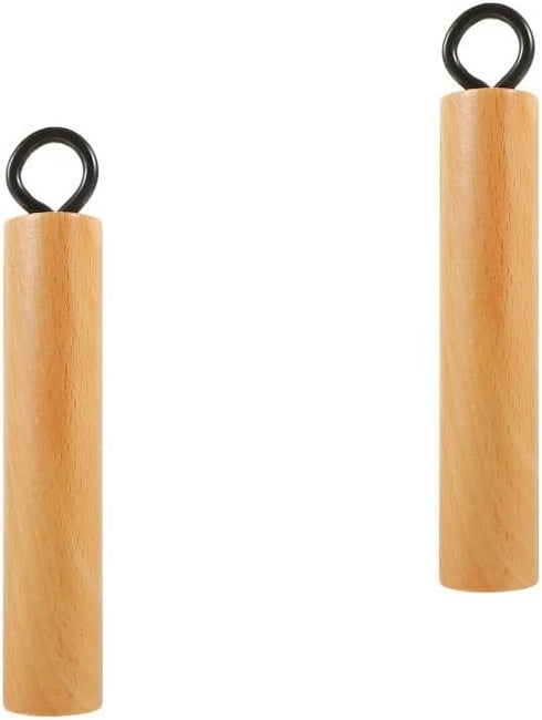 Wok Accessories 2 Pack Wooden Pot Handle, Detachable Cooking Pot Grip Replacement for Frying Pan