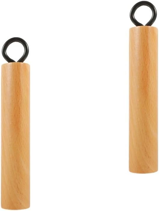 Wok Accessories 2 Pack Wooden Pot Handle, Detachable Cooking Pot Grip Replacement for Frying Pan