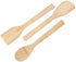 Wooden/Bamboo Kitchen Utensils Set - Kitchen Essentials Cooking Utensils, Spatulas, Spoons, and Crepe Spreader (3pc Set)