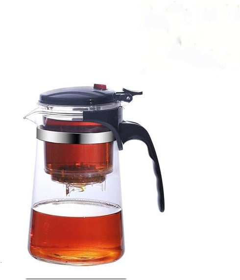 500ML Glass Teapot with Detachable Infuser, Filter Teapot for Loose Leaf Tea