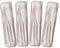 M&F 4 Pack Portable Utensils Set with Case, Reusable Wheat Straw Cutlery Set for Travel, Fork Spoon Cutter for Kids