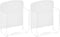 Cosmos Pack of 2 Acrylic Remote Control Holder, Adhesive Wall Mount Phone Organizer for Home Office Storage