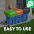 95 3 Pack Trash Can Smell Eliminator Cover Odor Eliminating Bag Lemon Scented Durable Chemical Free Gallon