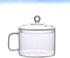 Glass Saucepan with Cover, Glass Cookware for Stove, Instant Noodles Pot, Clear Cooking Pot