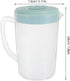 Hemoton Plastic Pitcher with Lid, 2000ml Lemonade Pitcher, Airtight Juice Beverage Jar