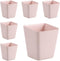 6 Pack Hanging Cup Holders - Wall Organizers for Home Decor, Office, Kitchen, Art & Craft Supplies (Pink)