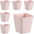 6 Pack Hanging Cup Holders - Wall Organizers for Home Decor, Office, Kitchen, Art & Craft Supplies (Pink)