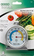 Taylor 5924 Large Dial Kitchen Refrigerator and Freezer Analog Thermometer, 3-Inch Dial, Silver Finish