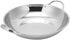 BESTonZON Stainless Steel Paella Pan, 26cm Skillet Pan, Restaurant Cooking Pans for Outdoors, Camping, Parties