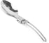 Portable 3 in 1 Folding Spoon Fork Knife Set - Stainless Steel Dinner Flatware for Camping Picnic Travel Hiking