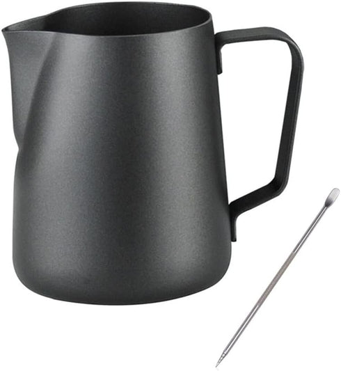 Espresso Milk Frothing Pitcher, 12 oz 20 oz, Stainless Steel Milk Jug, For Latte Art Coffee Machine