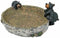 WD Willie Black Bear Bowl, 9.5" with Paw Prints Inside (Great Candy Dish)