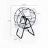 6 Ferris Wheel Plant Stand with Planters Succulent Pots for Home Office Desk Decoration (Black)