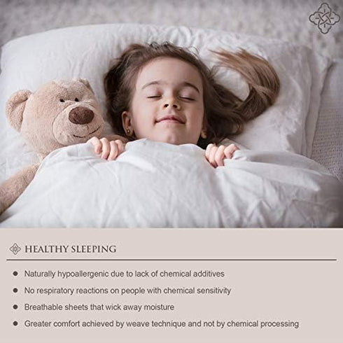 Bioweaves 100% Organic Cotton Body Pillow Cover, 300 Thread Count Soft Sateen Weave, GOTS Certified, 21" x 54", Blush