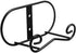 LIONWEI LIONWELI Wall Mount Plate Display Stands, 2 Pack Black Iron Easel Holders for Plates & Frames