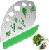 Herb Stripper, Jiaedge Green 9 holes Stainless Steel Kitchen Herbs Leaf Stripping Tool for Kale, Collard Greens, Thyme,