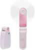 Personal Handheld Fan | Mini Portable USB Rechargeable Pocket Fan for Outdoor Travel (Pink)
