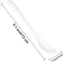 5.1 Inch Set 10 (10, 5.1 inch) White Long Handle Porcelain Spoons Coffee, Tea, Yogurt and Ice-cream, Cutlery Fitting