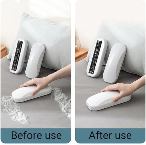 HURRISE Handheld Crumb Sweeper, Reusable Soft Hair Debris Collector for Home Use