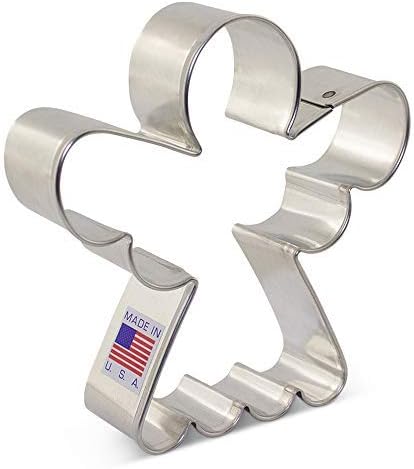 Angel Cookie Cutter, 3.75", Made in USA by Ann Clark