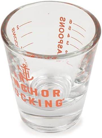 Anchor Hocking 1-Ounce Shot Measure, Glass